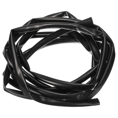 Harfington Uxcell Black PVC Tube Wire Harness Tubing, 9mm(3/8 Inch) ID 10ft Sleeve for Wire Sheathing Wire Protection