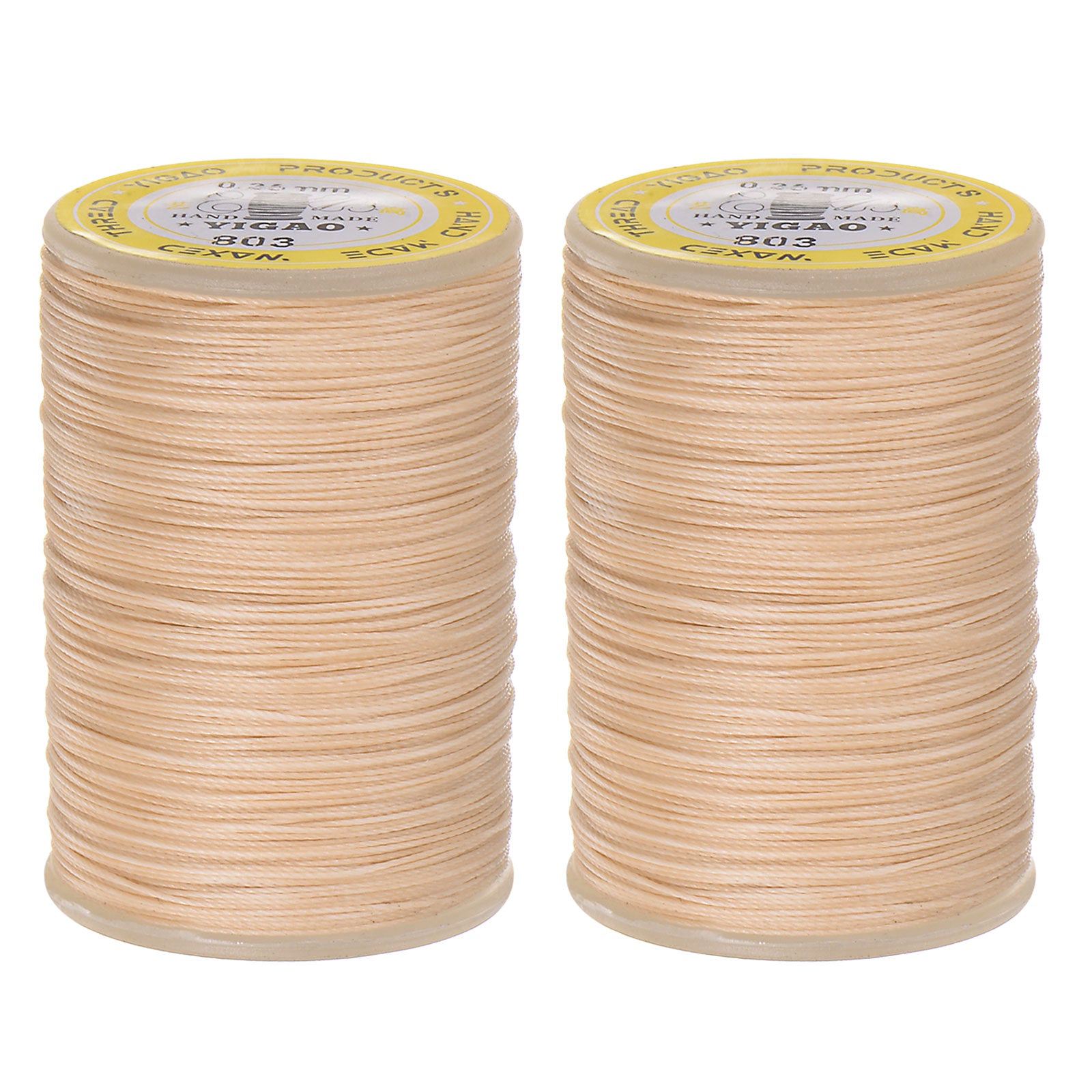 2pcs Upholstery Sewing Thread 328 Yards 300m Polyester String Beige ...