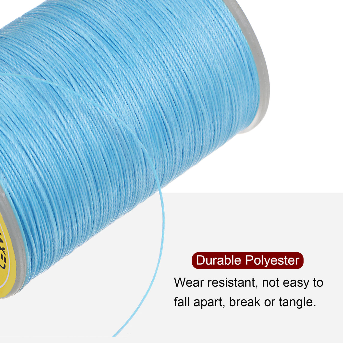 2pcs Thread for Sewing Upholstery Thread 328 Yards 300m Waxed Polyester ...