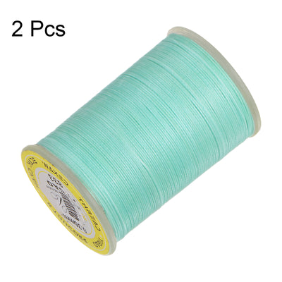 Harfington 2pcs Upholstery Sewing Thread 328 Yards 300m Polyester String Blue