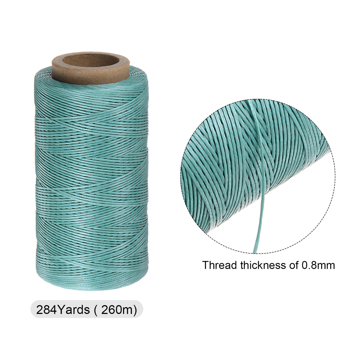 Harfington Upholstery Sewing Thread 284 Yards 260m Polyester String Malachite Green