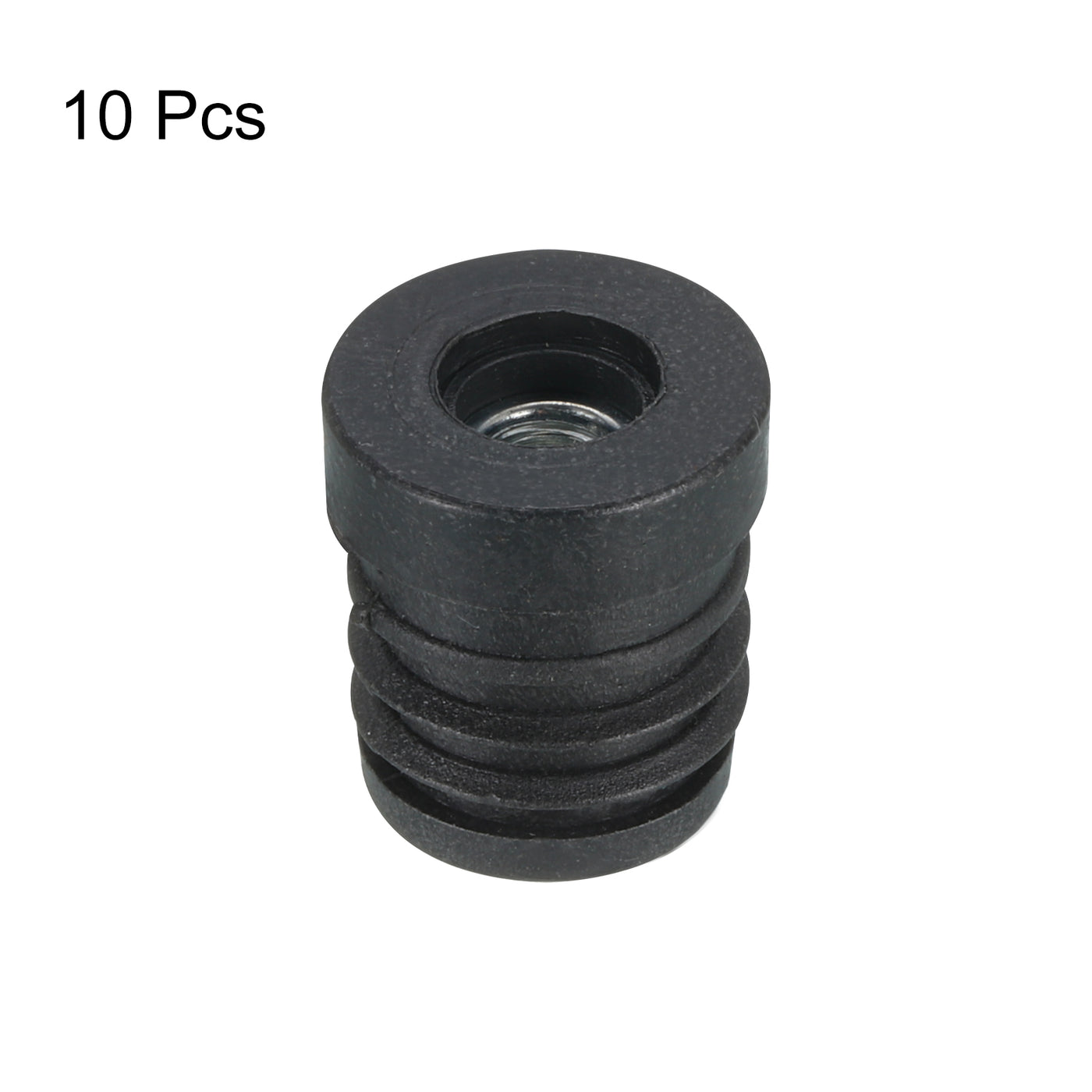 uxcell Uxcell 10Pcs Caster Insert with Thread, 19mm/0.75" M6 Thread for Furniture