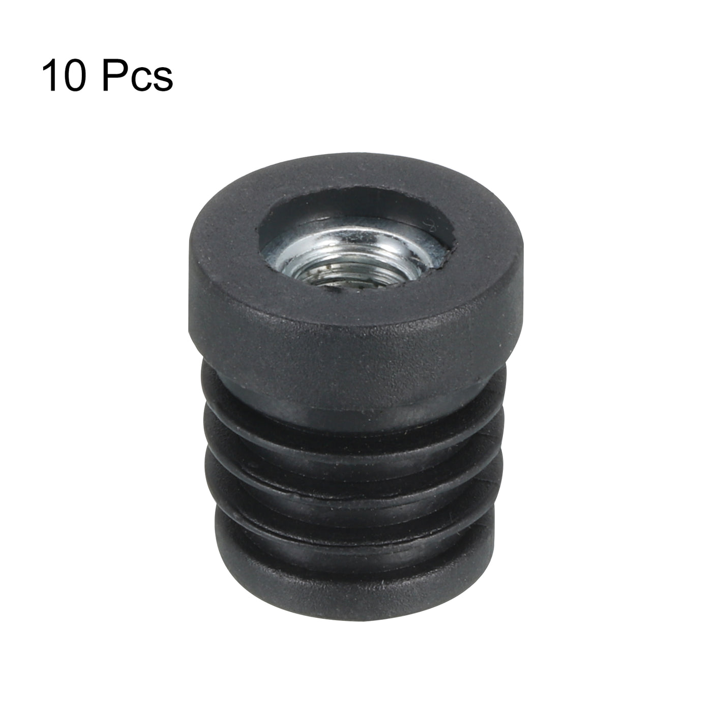 uxcell Uxcell 10Pcs Caster Insert with Thread, 19mm/0.75" M8 Thread for Furniture
