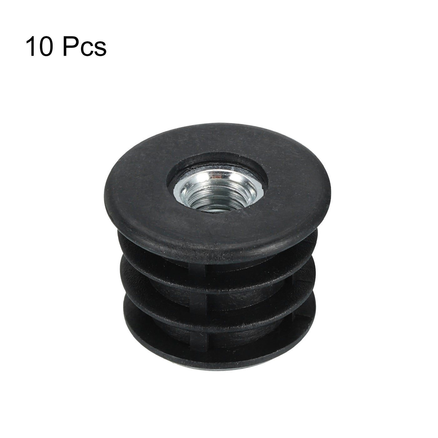 uxcell Uxcell 10Pcs Caster Insert with Thread, 25mm/0.98" M8 Thread