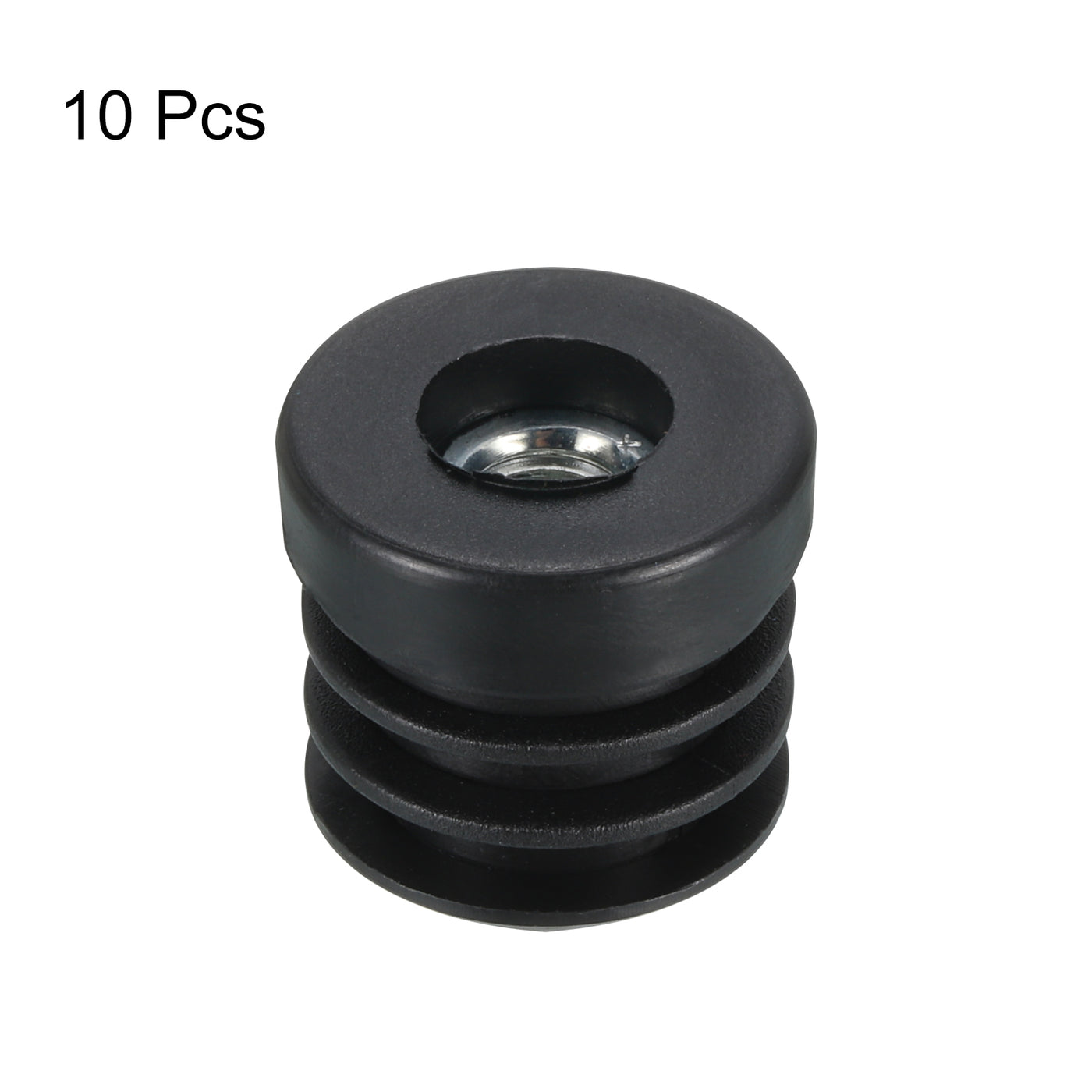 uxcell Uxcell 10Pcs Caster Insert with Thread, 25mm/0.98" M8 Thread for Furniture