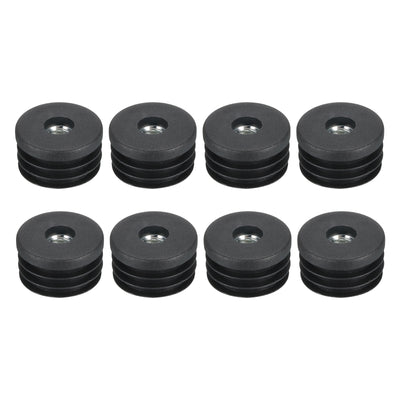 Harfington Uxcell 8Pcs Caster Insert with Thread, 30mm/1.18" M8 Thread for Furniture