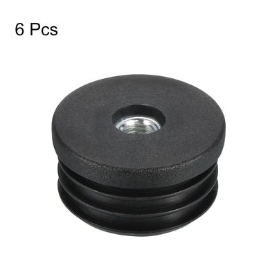 Harfington Uxcell 6Pcs Caster Insert with Thread, 38mm/1.5" M8 Thread for Furniture