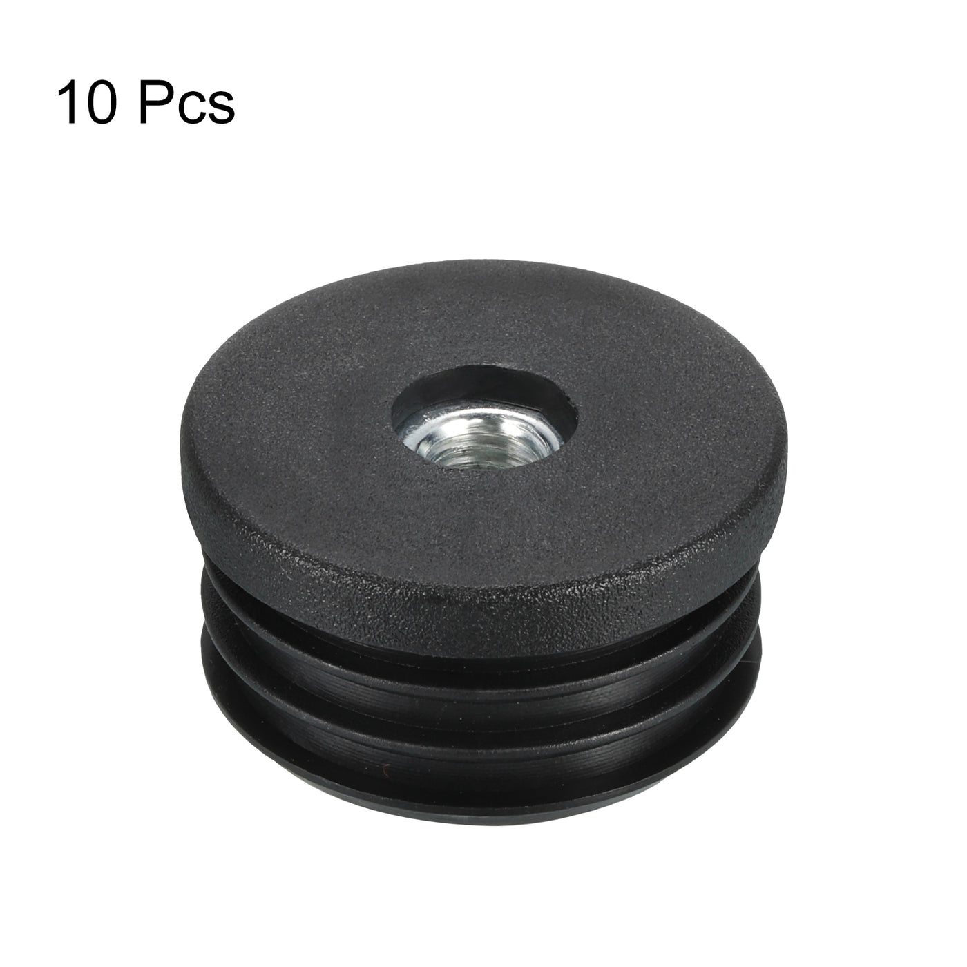 uxcell Uxcell 10Pcs Caster Insert with Thread, 38mm/1.5" M8 Thread for Furniture