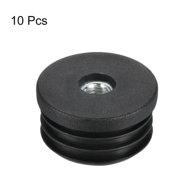 Harfington Uxcell 10Pcs Caster Insert with Thread, 38mm/1.5" M8 Thread for Furniture