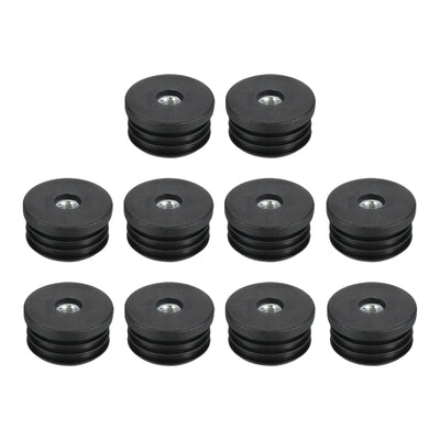 Harfington Uxcell 10Pcs Caster Insert with Thread, 38mm/1.5" M8 Thread for Furniture