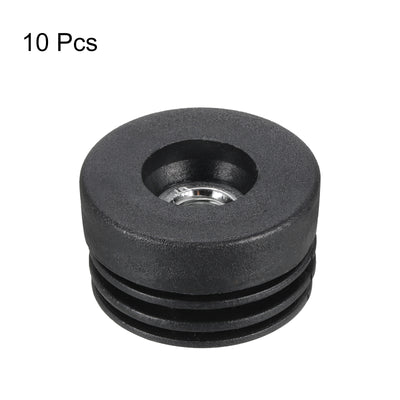 Harfington Uxcell 10Pcs Caster Insert with Thread, 38mm/1.5" M10 Thread for Furniture