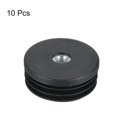 Harfington Uxcell 10Pcs Caster Insert with Thread, 50mm/1.97" M8 Thread for Furniture