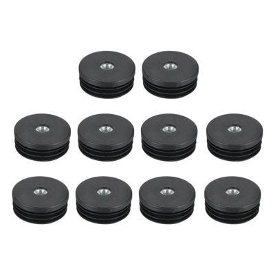 Harfington Uxcell 10Pcs Caster Insert with Thread, 50mm/1.97" M8 Thread for Furniture