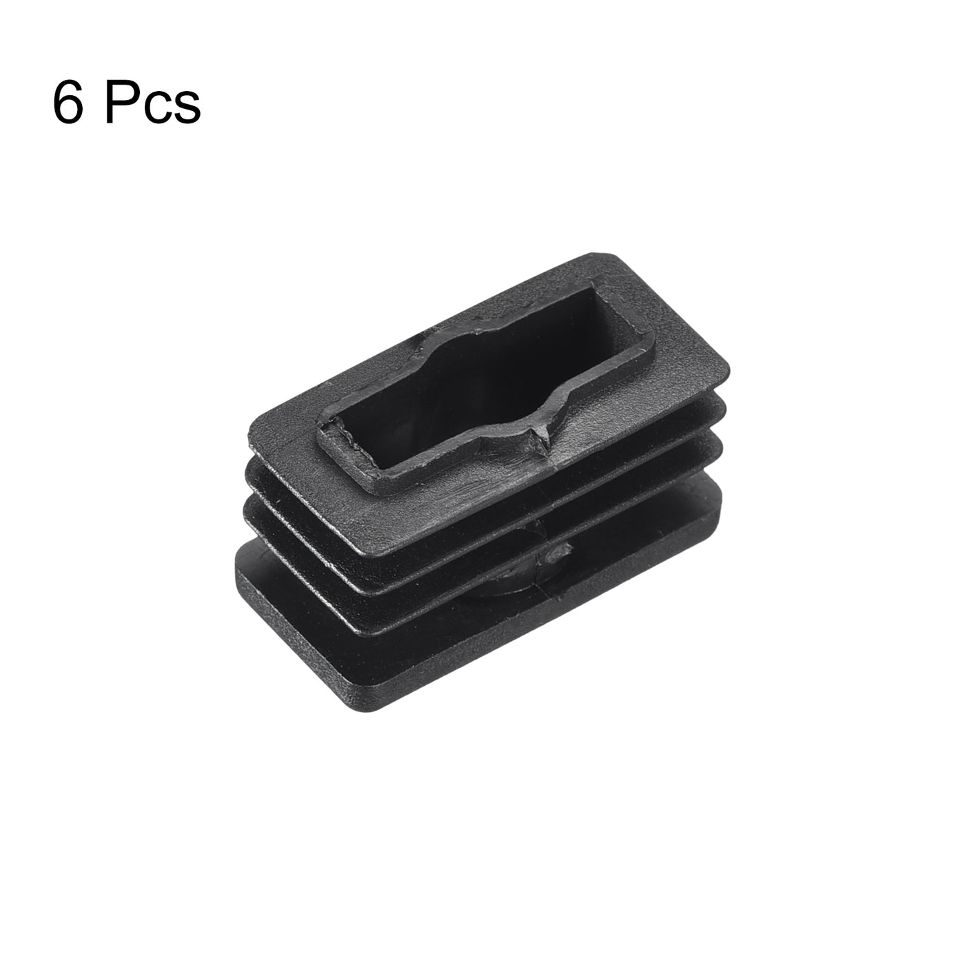 uxcell Uxcell 6Pcs 1.18"x0.59" Caster Insert with Thread, Square M6 Thread for Furniture