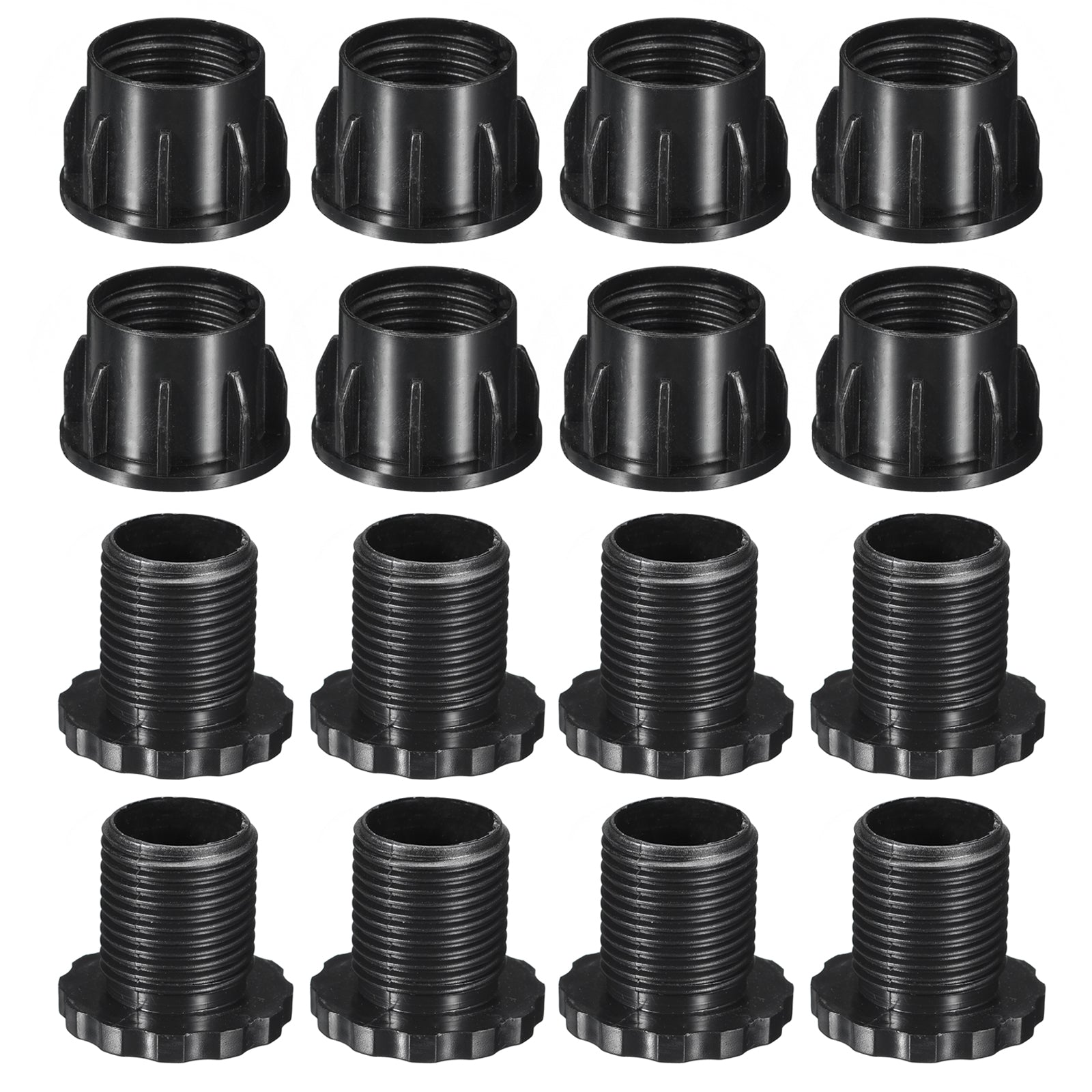 Uxcell 8Pcs Inserts for Round Tubes with Leveling Feet, for 42mm/1.65 ...