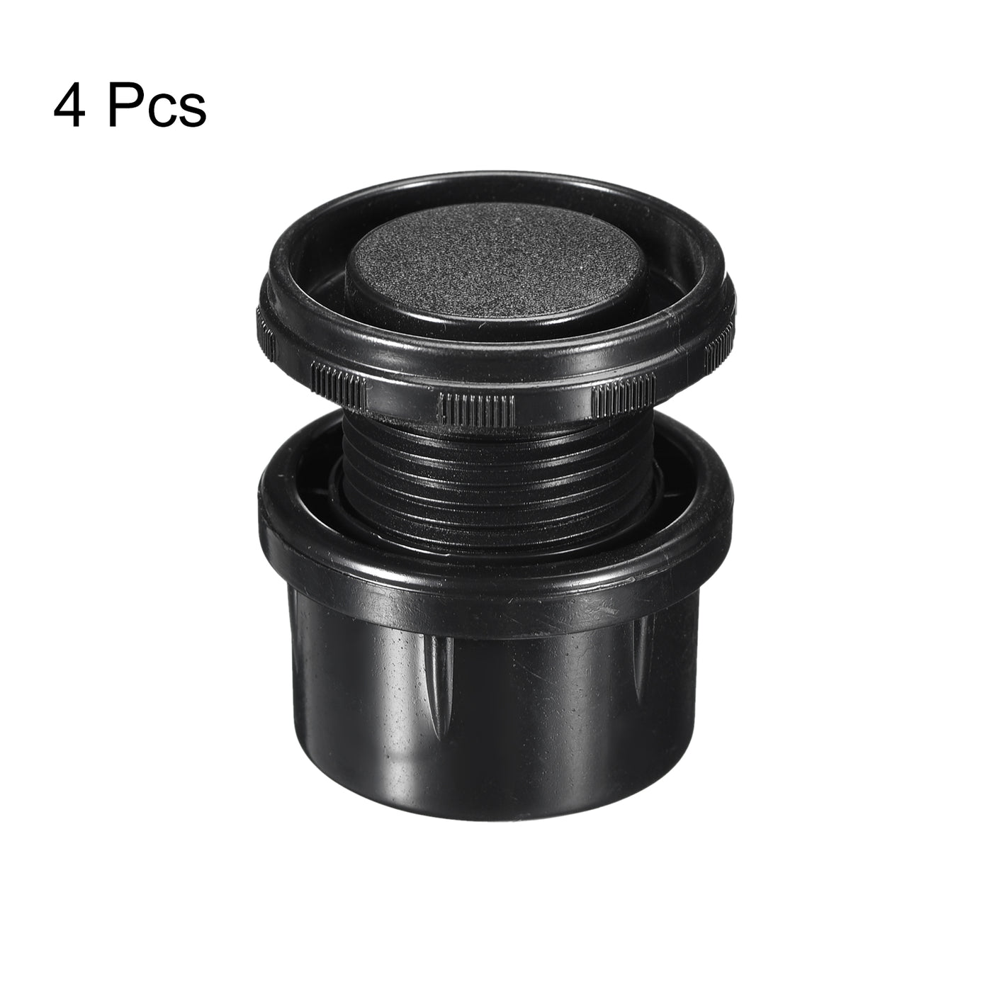 uxcell Uxcell 4Pcs Inserts for Round Tubes with Leveling Feet, for 50mm/1.97" Dia Round Tube