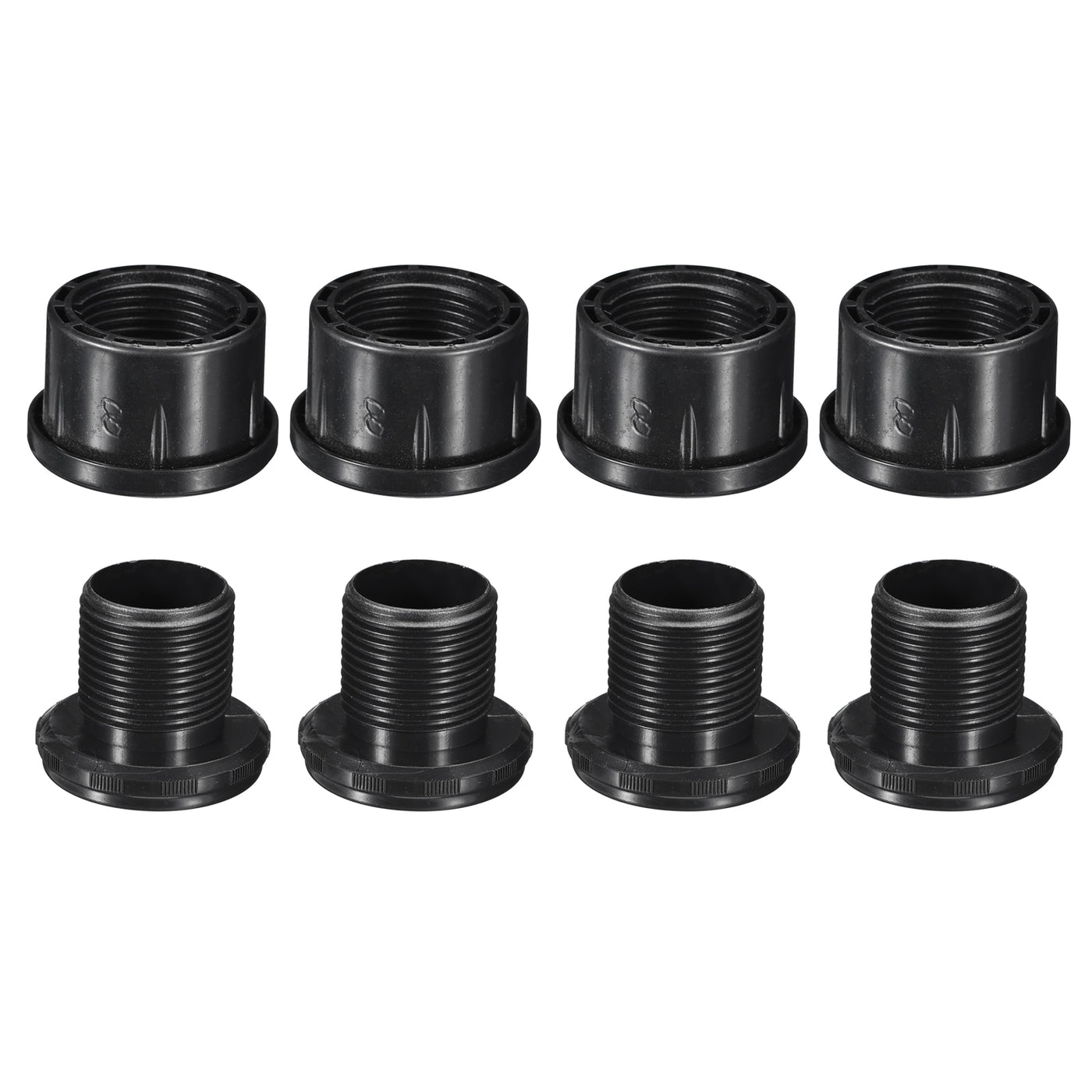 uxcell Uxcell 4Pcs Inserts for Round Tubes with Leveling Feet, for 50mm/1.97" Dia Round Tube