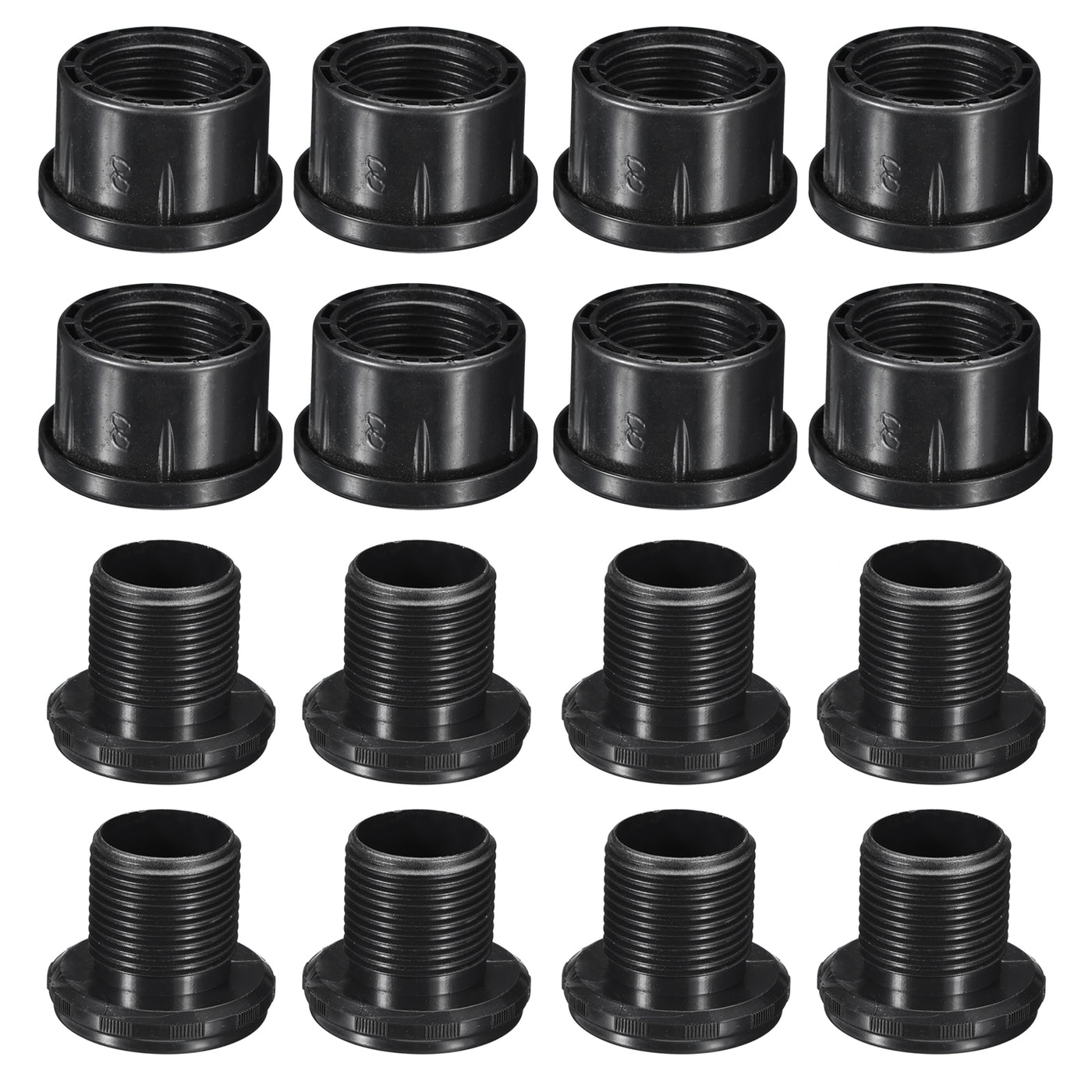 uxcell Uxcell 8Pcs Inserts for Round Tubes with Leveling Feet, for 50mm/1.97" Dia Round Tube