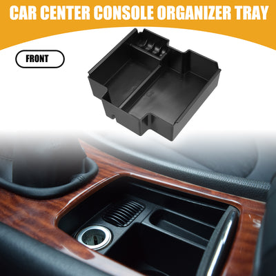 Harfington Center Console Organizer Tray - Car Front Armrest Storage Box - for Land Rover Discovery Sport 2015-2019 Plastic Black - 1 Pc