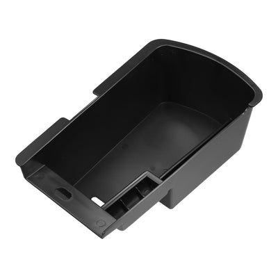 Harfington Center Console Organizer Tray - Car Front Armrest Storage Box - for Peugeot 3008 2017-2020 Plastic Black - 1 Pc