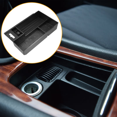 Harfington Center Console Organizer Tray - Car Front Armrest Storage Box - for Lexus NX250 2022-2023 Plastic Black - 1 Pc