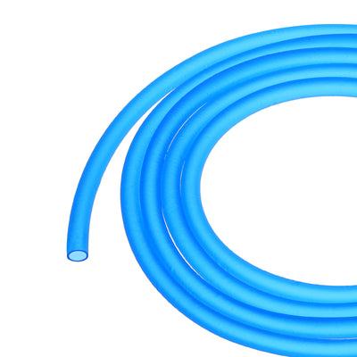 Harfington PVC Petrol Fuel Line Hose 3/16" x 5/16" 6.6ft Blue for Chainsaws Lawn Mower String Trimmer Blowers Small Engines