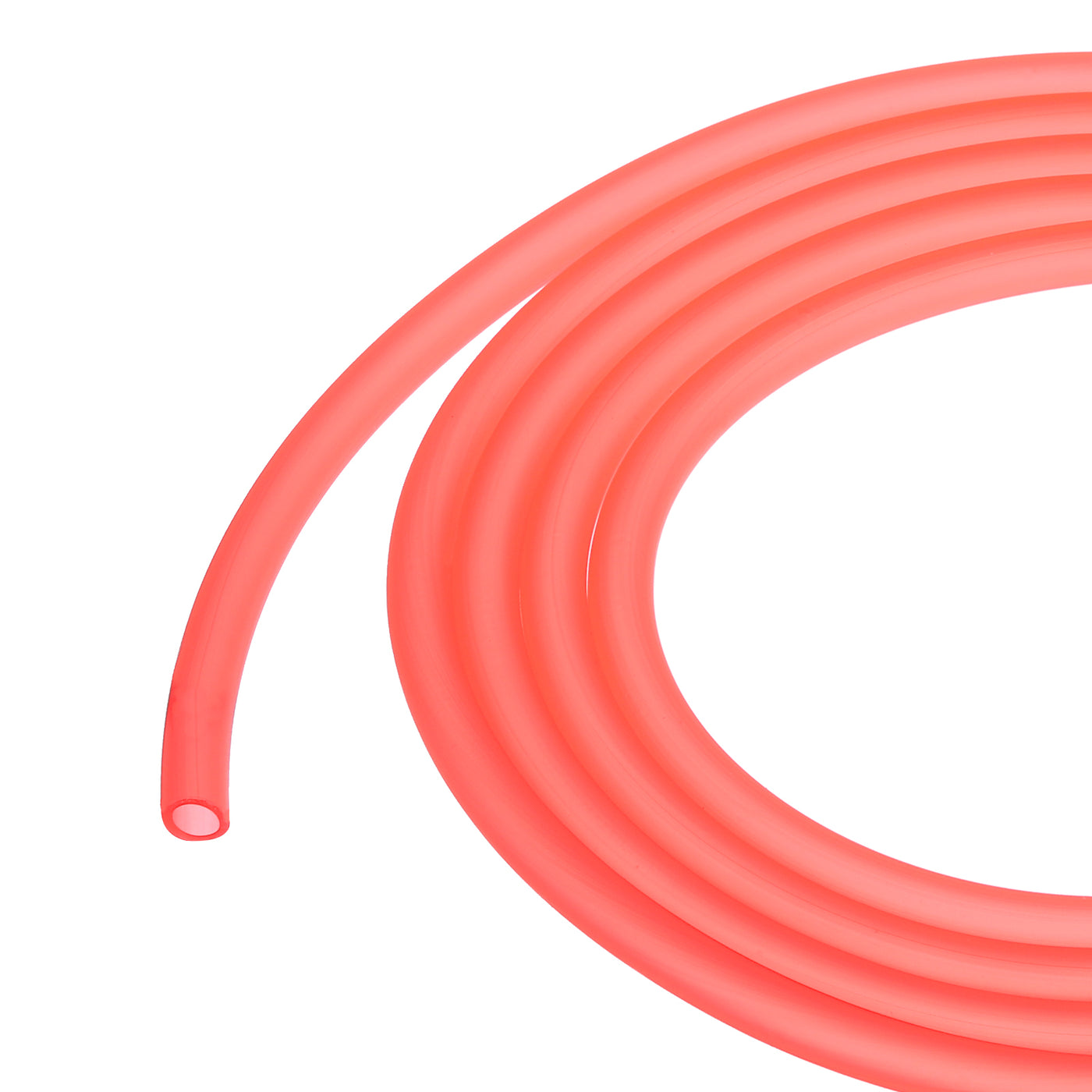 Harfington PVC Petrol Fuel Line Hose 3/16" x 5/16" 6.6ft Red for Chainsaws Lawn Mower String Trimmer Blowers Small Engines