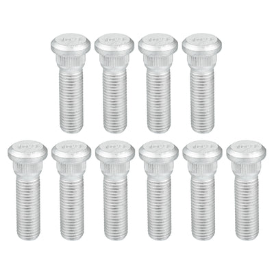 Harfington M12x1.5 Wheel Lug Bolts Nuts Hub Assembly Wheel Stud Fit for Toyota 4Runner 1986 - 2015 No.9094202049 - Pack of 10