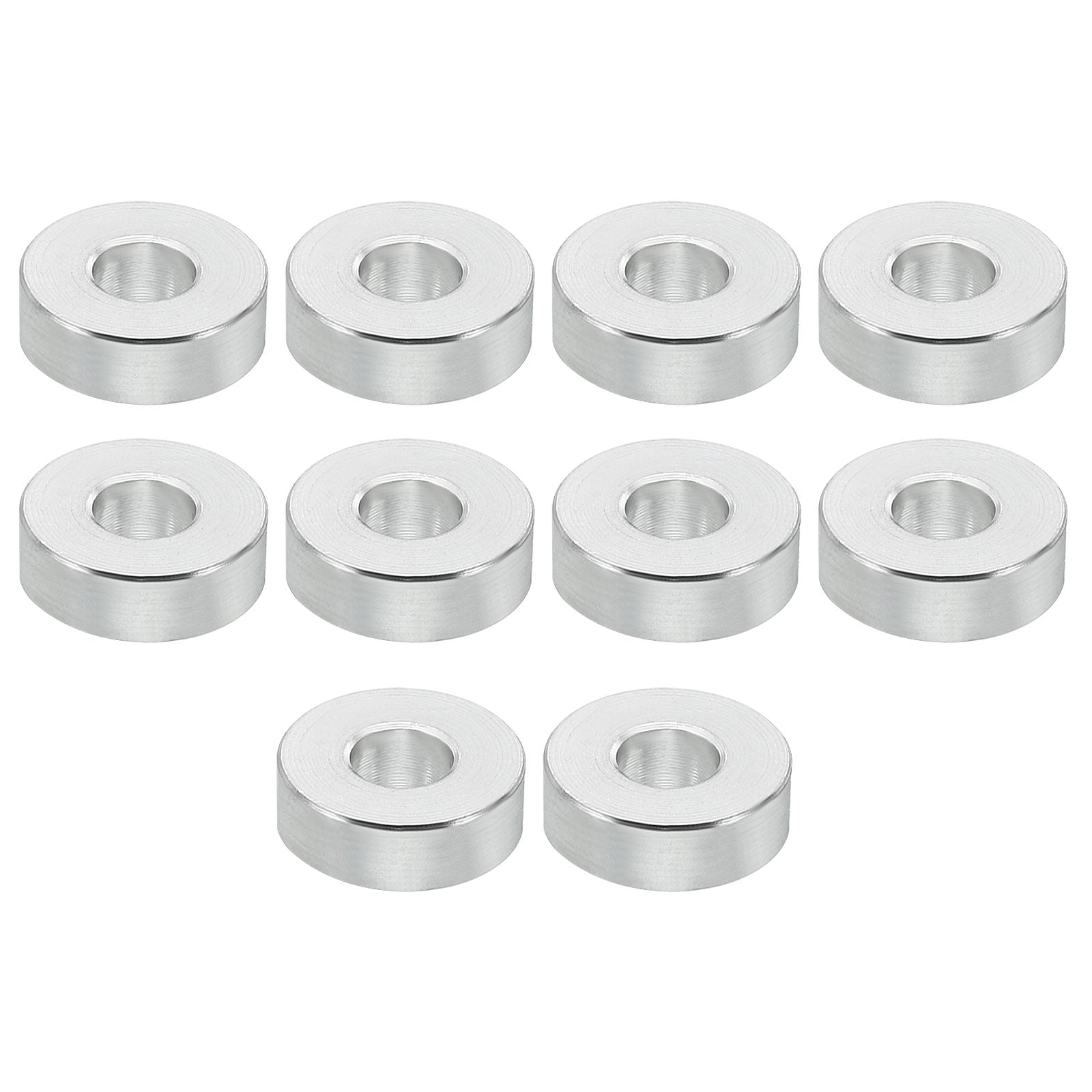 M6 Aluminum Spacers, 10 Pcs Metal Spacer Aluminum 6.2mm ID x 15mm OD x ...