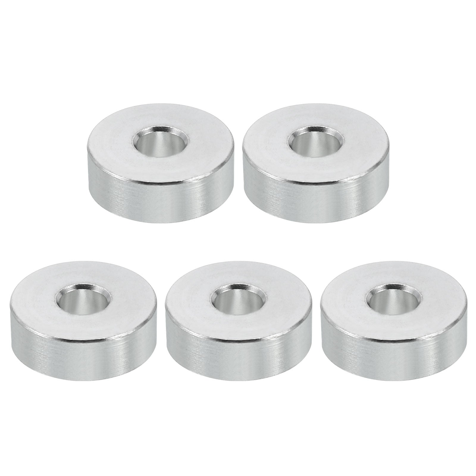 M6 Aluminum Spacers, 5Pcs Metal Spacer Aluminum 6.5mm ID x 20mm OD x ...