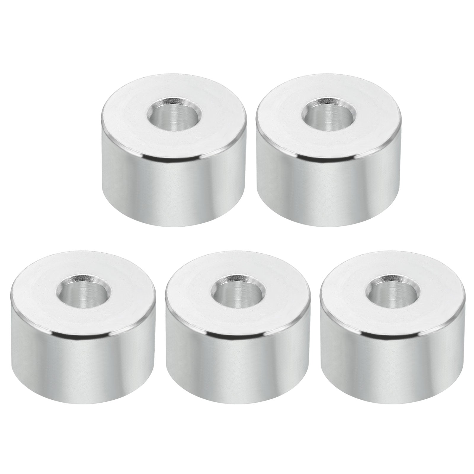 M6 Aluminum Spacers, 5Pcs Metal Spacer Aluminum 6.5mm ID x 20mm OD x ...