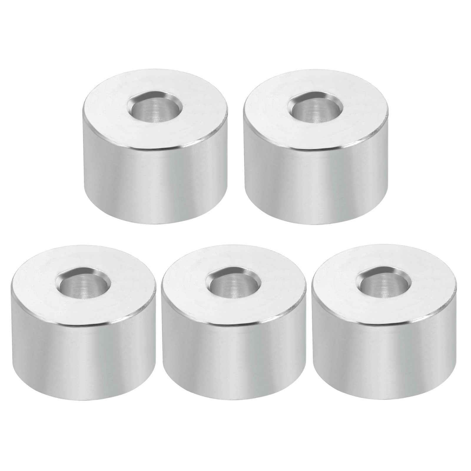 M6 Aluminum Spacers, 5Pcs Metal Spacer Aluminum 6.5mm ID x 20mm OD x ...