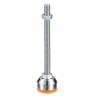 Harfington Uxcell Leveling Feet, 1Pcs M12x150x40mm - Carbon Steel Non-Skid Anti-shock Adjustable Table Feet, Leveling Screw Leg for Furniture Workshops Equipment