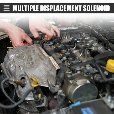 Harfington Multiple Displacement Solenoid Engine, for Dodge Challenger 2010-2023, Metal, No.53022298AA, Brown, 4pcs