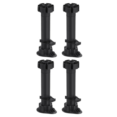 Harfington Uxcell Adjustable Legs, Furniture Leveling Foot, Thin Legs Leveler Support Frame for Bed Sofa Coffee Table Bathroom Cabinet