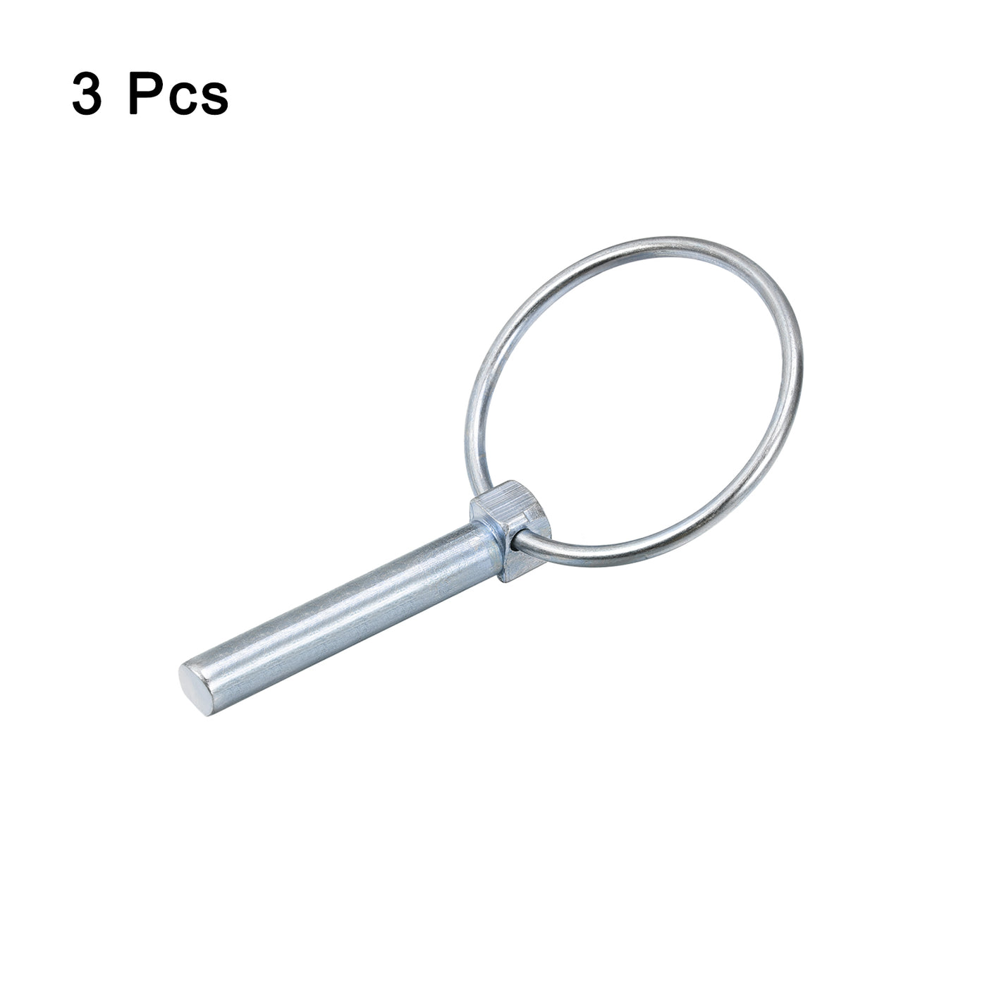 uxcell Uxcell 3Pcs 1/2" x 2-3/4" Linch Pin with Ring for Boat Kayak Canoe