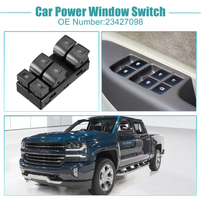 Harfington Power Window Switch Window Control Switch Fit for Chevrolet Colorado 2015 for GMC Canyon 2016 with Removal Tool No.23427098 - Pack of 1