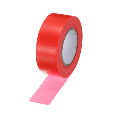 Harfington Uxcell PVC Flagging Tape 25mm x 30m/98.4ft Marking Tape Non-Adhesive 8pcs