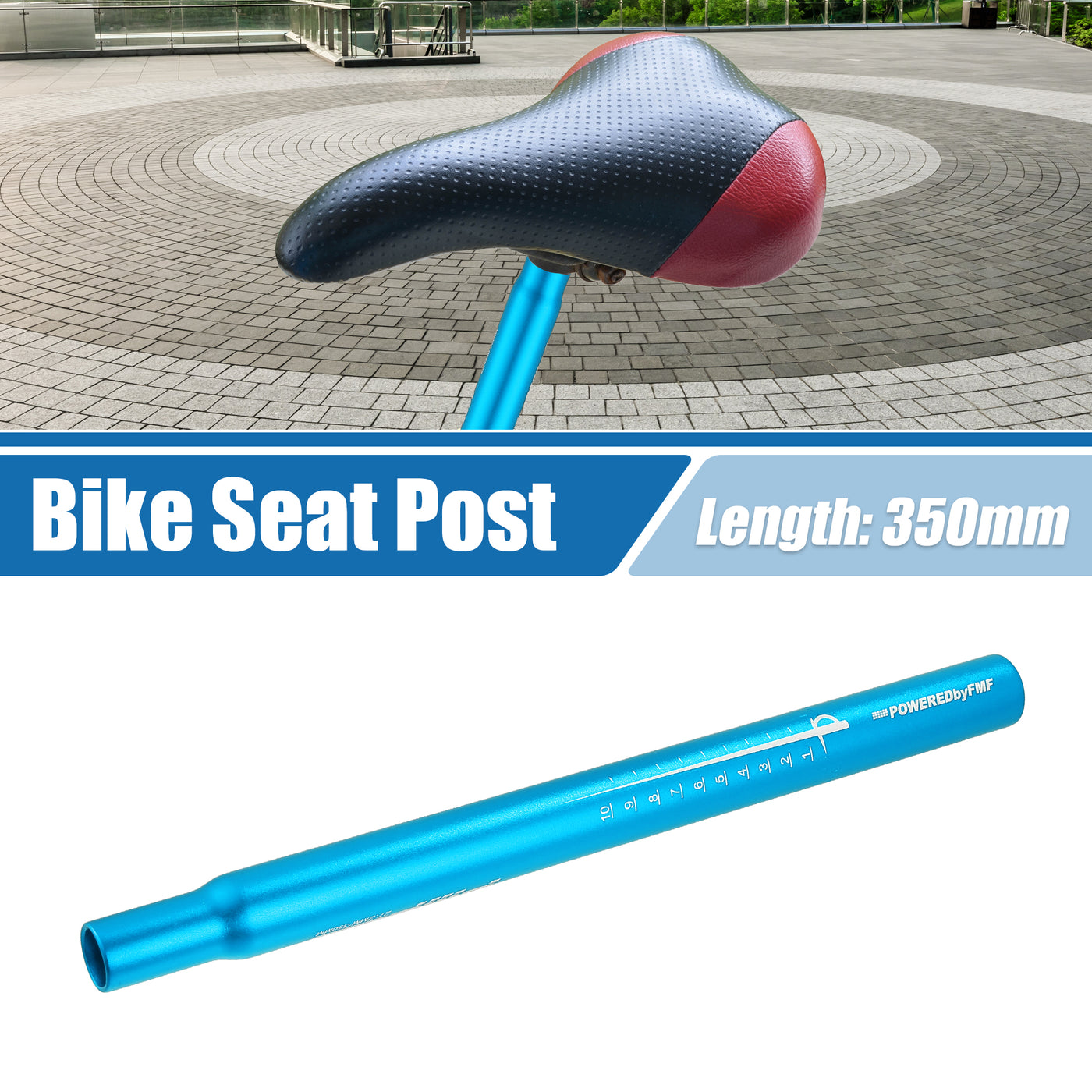 Bike Bicycle Seatpost 27.2x350mm Seat Post for Mountain MTB Road Bike ...