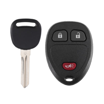 X AUTOHAUX OUC60270 315MHz Replacement Keyless Entry Remote Ignition Transponder Key Fob for Chevrolet Silverado for GMC Sierra 1500 2500 3500 2008-2014 OUC60270 OUC60221 3 Buttons