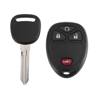 Harfington OUC60270 315MHz Replacement Keyless Entry Remote Ignition Transponder Key Fob for Chevrolet Silverado 1500 2500 3500 2007-2013 for GMC Sierra 1500 2500 3500 2008-2014 4 Buttons