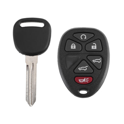 Harfington OUC60270 315MHz SUV Keyless Entry Remote Ignition Transponder Key Fob for Chevrolet Tahoe 2007-2014 for GMC Yukon 2007-2014 for Cadillac Escalade 2007-2014 6 Buttons