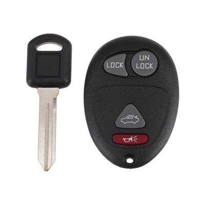 X AUTOHAUX L2C0007T 315MHz Keyless Entry Remote Ignition Transponder Key Fob  for Buick Century Sedan Limited 2001-2005 for Buick Regal CX CXL Base Ultra SUV 2001-2005 4 Buttons