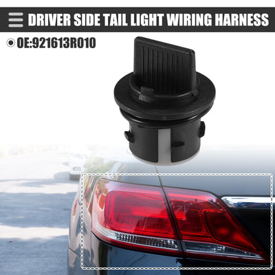Harfington Turn Signal Light Bulb Socket, for Hyundai Santa Fe 2010-2013, ABS, No.921613R010, Black