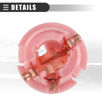 Harfington Rear Tail Light Lamp Bulb Socket, for Mercedes S Class W220 1998-2006, ABS, No.A2108260082/63218386805, Pink