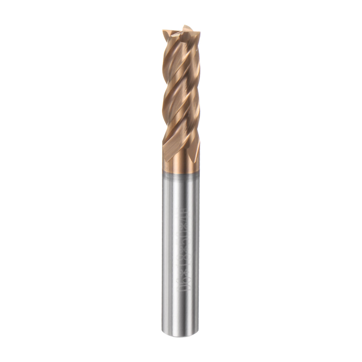 Harfington 6mm x 18mm x 6mm x 50mm AlTiN Coated Carbide 4 Flutes Square End Mill Cutter