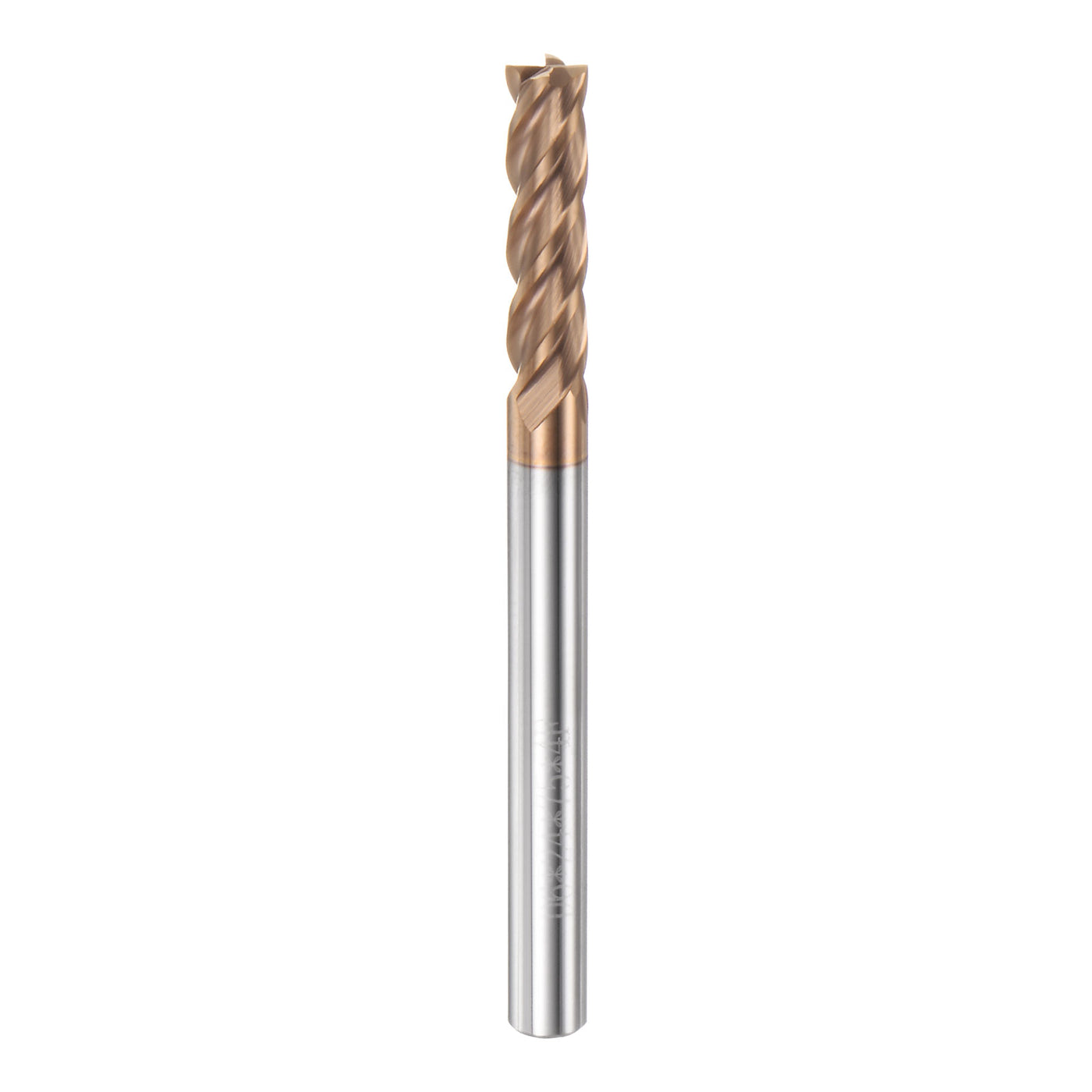 Harfington 6mm x 24mm x 6mm x 75mm AlTiN Coated Carbide 4 Flutes Square End Mill Cutter
