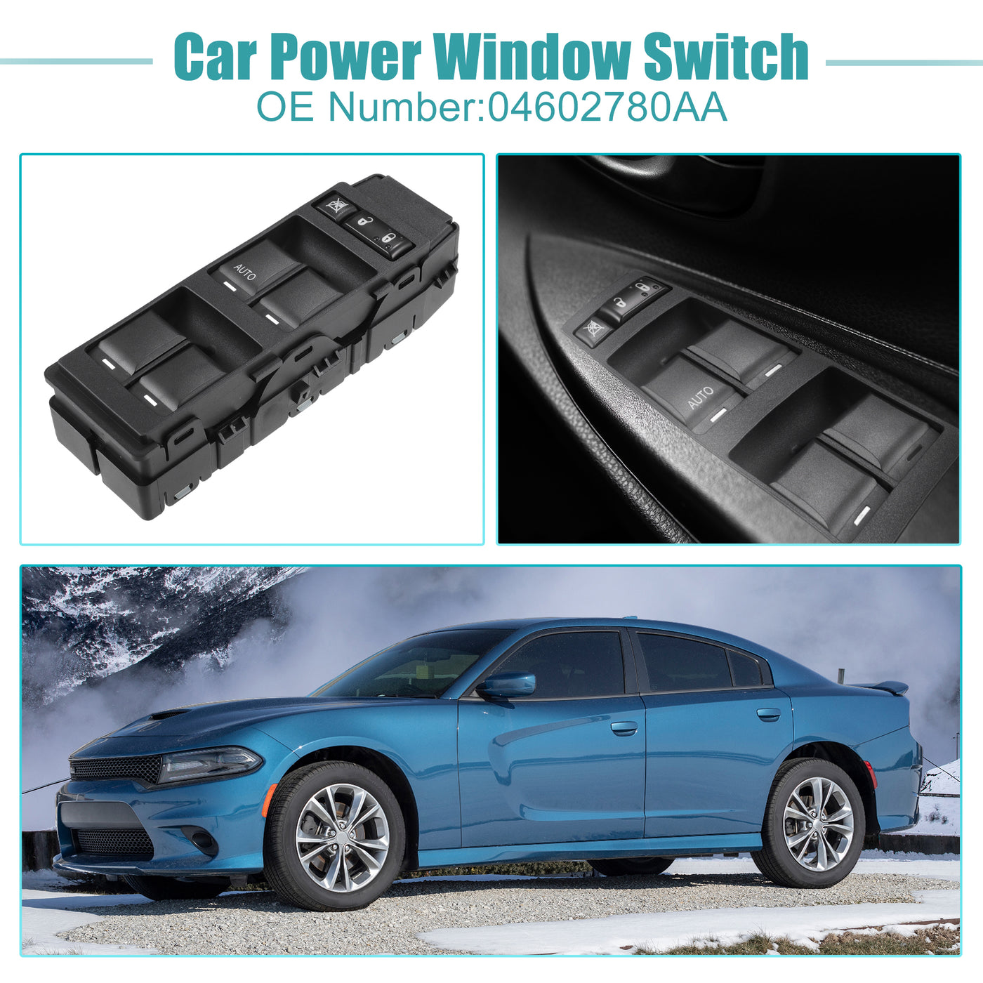 ACROPIX Power Window Switch Window Control Switch Fit for Chrysler 200 300 Sebring No.04602780AA - Pack of 1