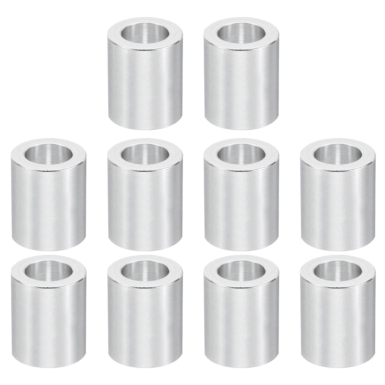 M12 Aluminum Spacers, 10 Pcs Metal Spacer Aluminum 12.5mm ID x 20mm OD ...