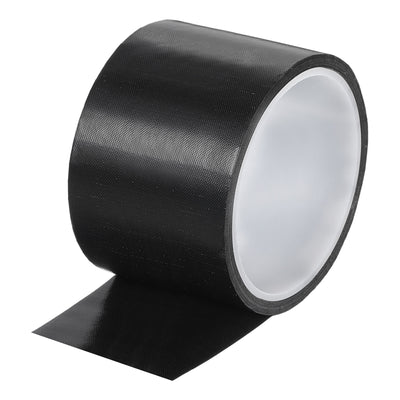Harfington High Temperature Tape 60mm PTFE Coated Fabric Tape Heat Resistant Tape for Vacuum Sealers Adhesive Tape 10m/33ft Black 0.13mm Thickness